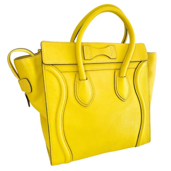 xrdDAF7OgQfgo463j8964832034349306972t24012904 Celine Luggage Handbag Micro Shopper Leather Yellow