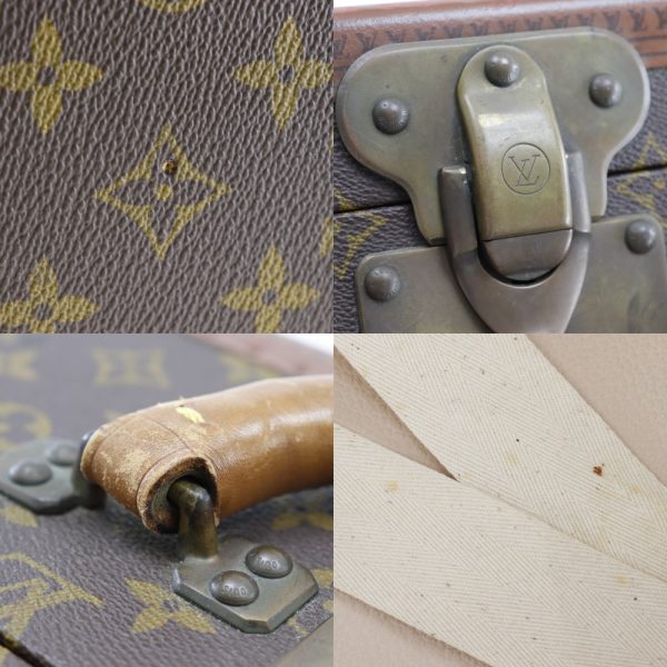 i111624194 8 LOUIS VUITTON Bisten 60 Trunk M21326 Canvas Handbag