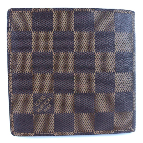 i131523069 1 LOUIS VUITTON Portefeuille Marco Wallet N61675 Damier Brown