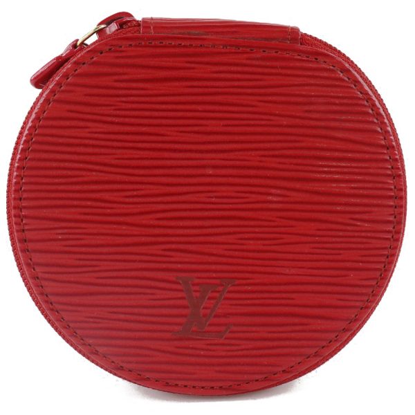 i131523079 13 LOUIS VUITTON Ecran Bijoux Pouch Jewelry Case M48227 Epi Red