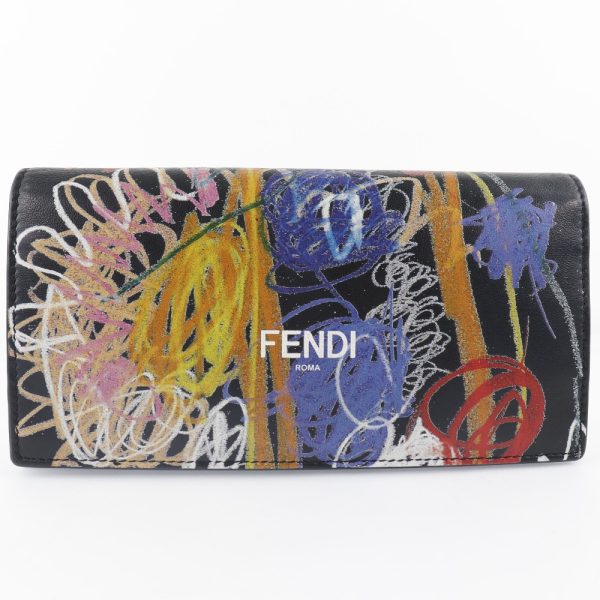 i131523135 1 FENDI Long Wallet Noel Fielding Collaboration Continental Black