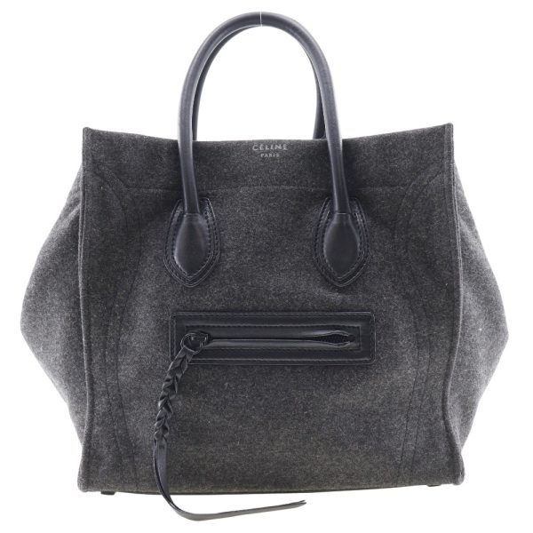 i131824039 1 CELINE Luggage Phantom Tote Bag Felt Handbag