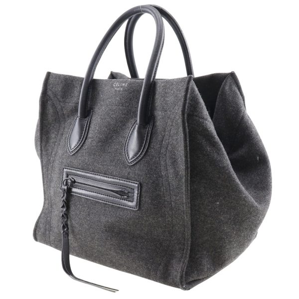 i131824039 2 CELINE Luggage Phantom Tote Bag Felt Handbag