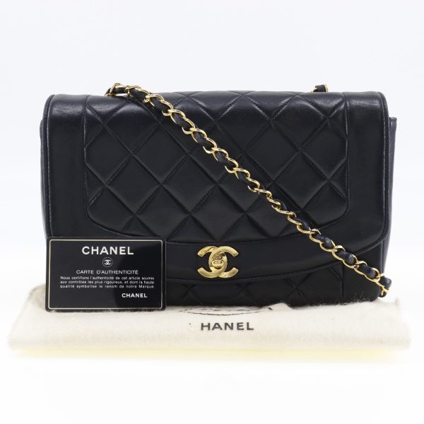 i131824066 10 CHANEL Chain Shoulder Bag Lambskin 1993 Crossbody A5 Turn Lock