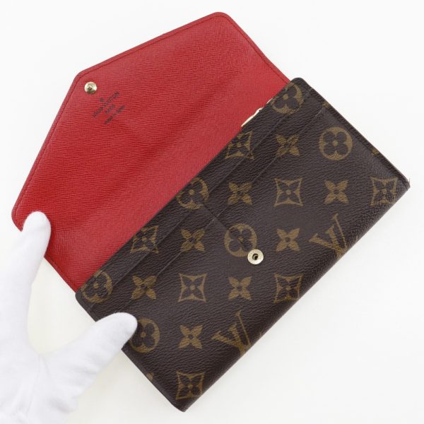 i131824233 5 LOUIS VUITTON Portefeuulle Sarah Wallet M62236 Coquelicot Red