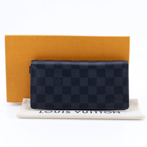 i131824249 10 LOUIS VUITTON Braza wallet RA1147 Damier graphite canvas