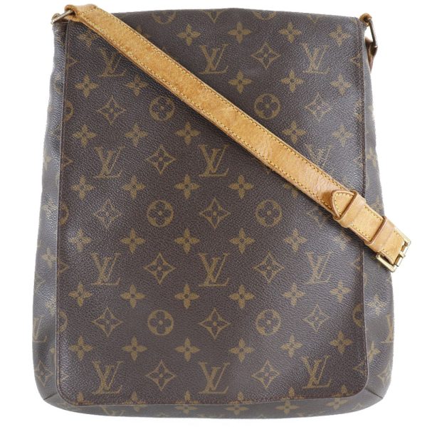 i151523003 1 LOUIS VUITTON Muset Shoulder Bag Monogram Canvas Brown