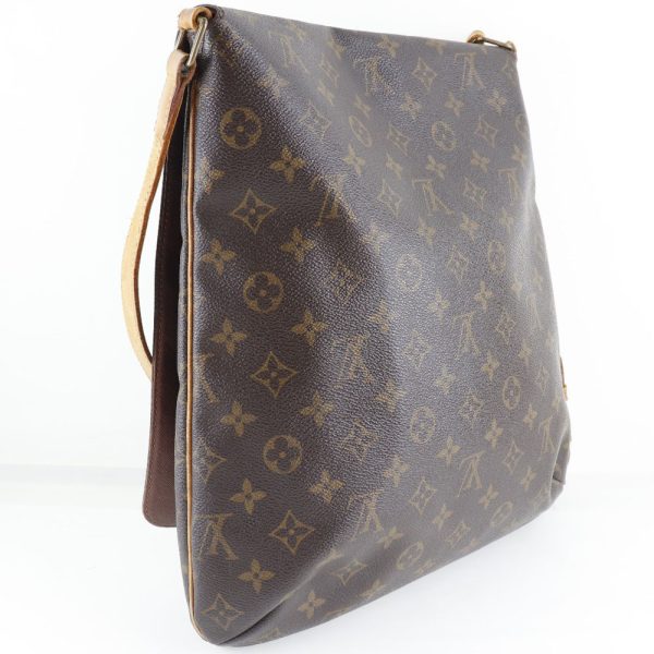 i151523003 3 LOUIS VUITTON Muset Shoulder Bag Monogram Canvas Brown