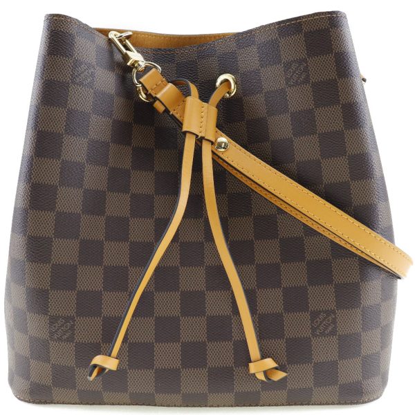 i151523011 1 LOUIS VUITTON Neonoe Shoulder Bag N40213 Damier Canvas Brown