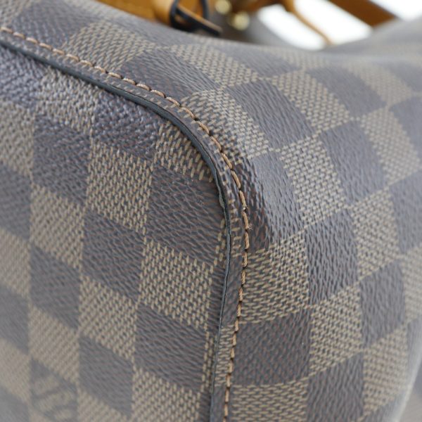 i151523011 5 LOUIS VUITTON Neonoe Shoulder Bag Damier Brown Drawstring