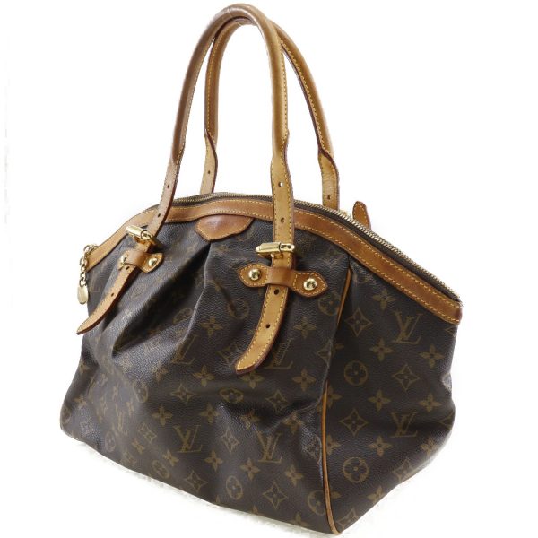 i151523122 2 LOUIS VUITTON Tivoli GM Handbag M40144 Monogram Canvas Brown