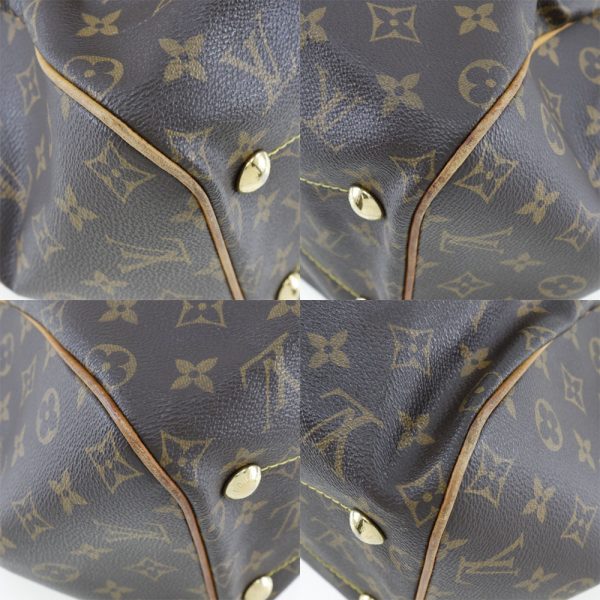 i151523122 4 LOUIS VUITTON Tivoli GM Handbag M40144 Monogram Canvas Brown