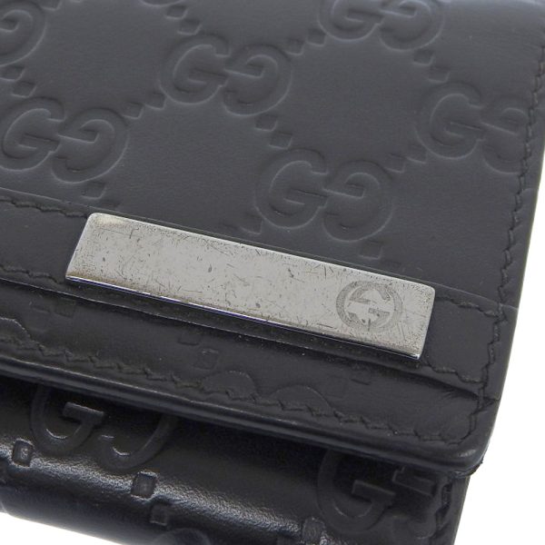 i151523153 5 GUCCI GG Shima long wallet Calf black snap button