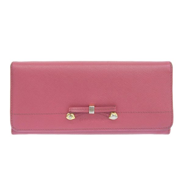 i151523228 1 PRADA long wallet ribbon 1M1132 Saffiano Peonia