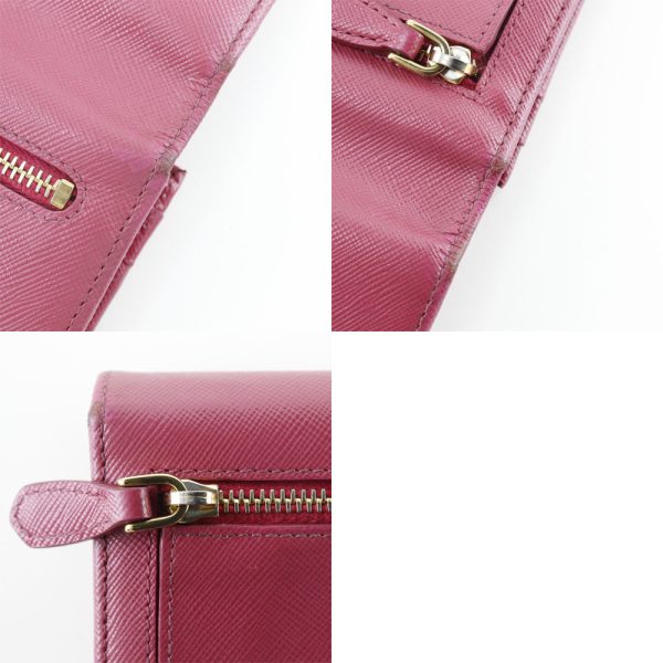 i151523228 10 3 PRADA long wallet ribbon 1M1132 Saffiano Peonia