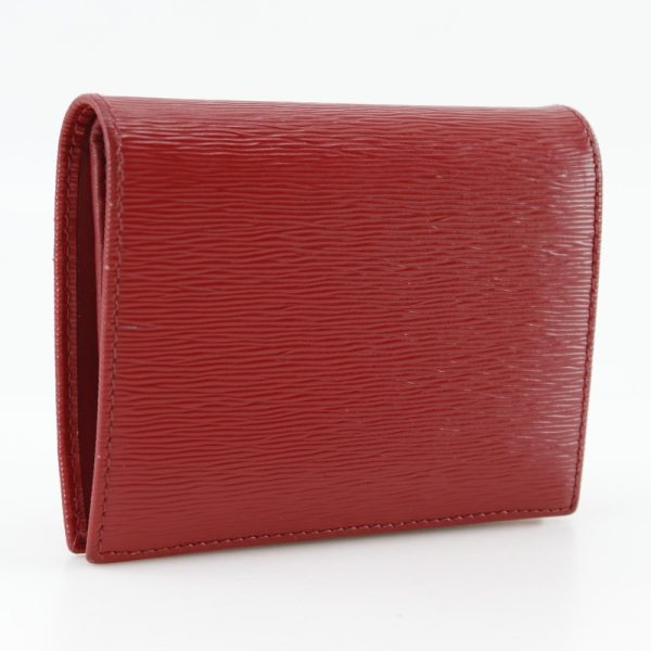 i151624014 3 Prada Bifold Wallet Calf LACCA Red