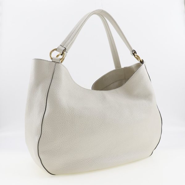 i151624019 3 GUCCI Shoulder Bag Leather Canvas White Shoulder Bag