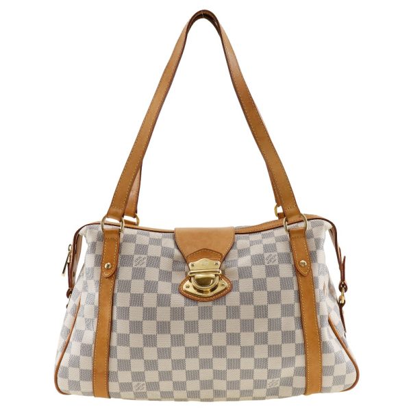 i151624116 1 LOUIS VUITTON Stresa PM Shoulder Bag Damier Azur Canvas