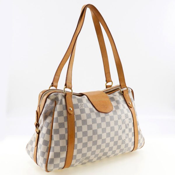 i151624116 3 LOUIS VUITTON Stresa PM Shoulder Bag Damier Azur Canvas