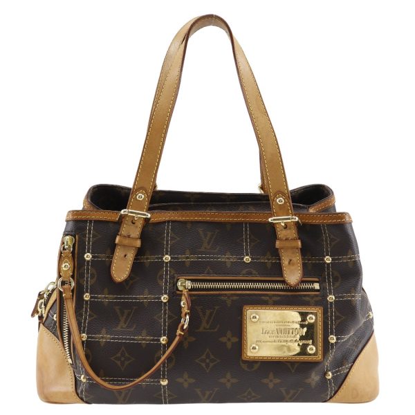 i151624201 1 LOUIS VUITTON Rivet handbag M40140 Monogram canvas