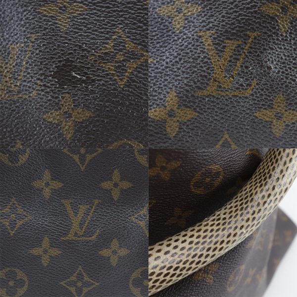 i171823006 7 LOUIS VUITTON Artsy MM Shoulder Bag Python Brown