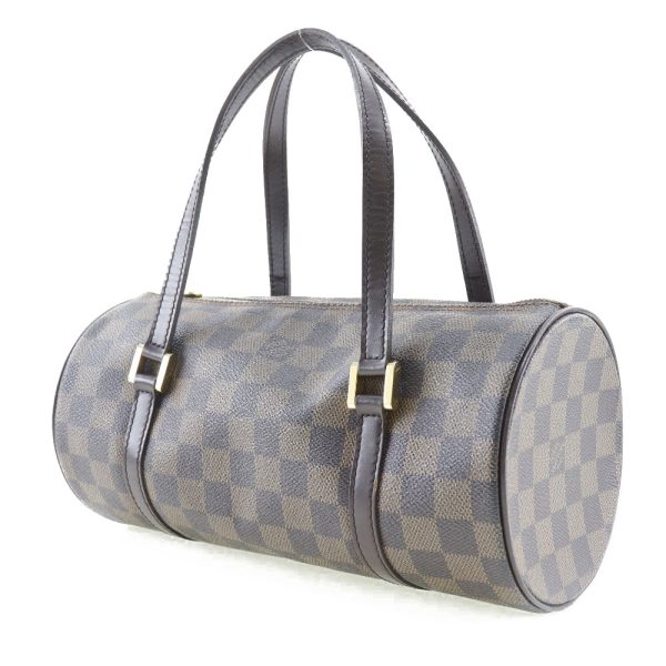 i171823015 2 LOUIS VUITTON Papillon PM Damier Canvas Brown DU0094