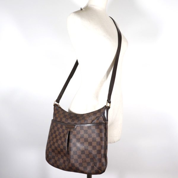 i171823327 13 LOUIS VUITTON Bloomsbury PM Shoulder Bag N42251 Damier Canvas Brown DU2132 Zipper