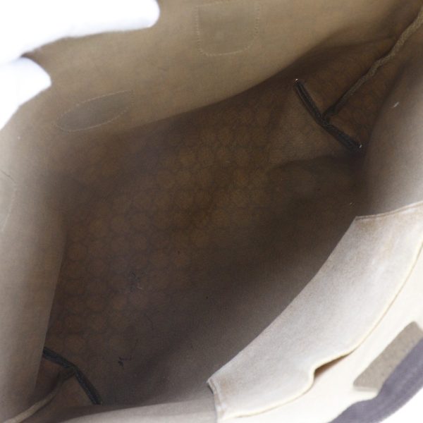 i180823005 9 GUCCI Tote Bag Sherry GG Plus Beige Open