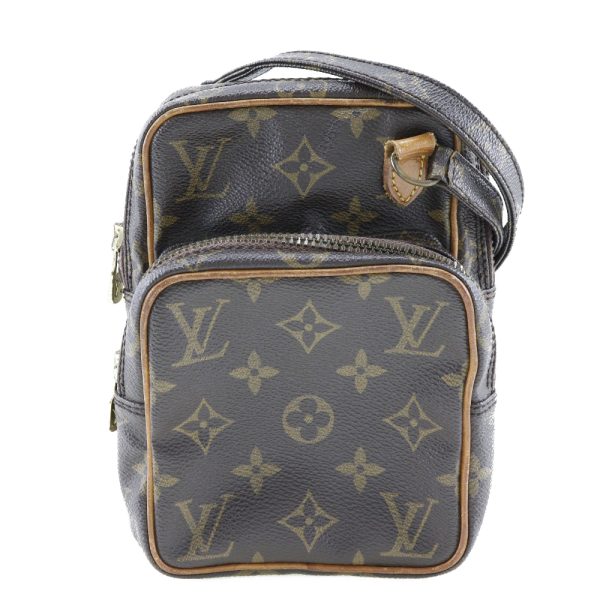 i180823015 1 LOUIS VUITTON Mini Shoulder Bag M45238 Monogram Canvas Brown