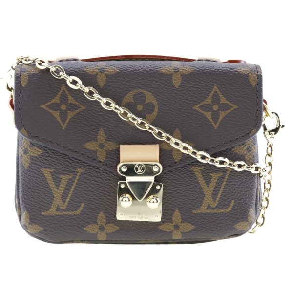 i211723003 1 LOUIS VUITTON Micro Metis Shoulder Bag Monogram Brown Flap