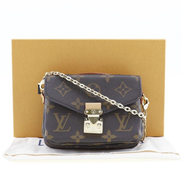 i211723003 9 LOUIS VUITTON Micro Metis Shoulder Bag Monogram Brown Flap