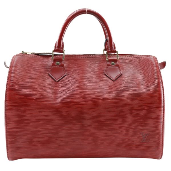 i211723042 1 LOUIS VUITTON Speedy 30 M43007 Epi Leather Castilian Red