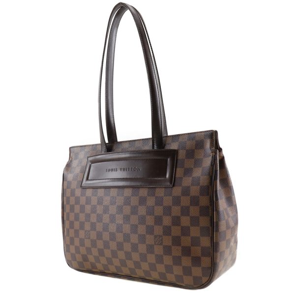 i211723086 2 LOUIS VUITTON Parioli PM tote bag N51123 Damier canvas Brown