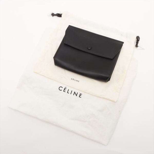 id028703 12 Celine Macadam PVC Clutch Bag Brown Beige