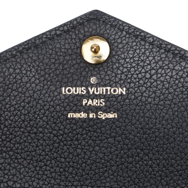 imebr8chzln9zu73 7 Louis Vuitton Portefeuille Double V Long Wallet M64319 Black