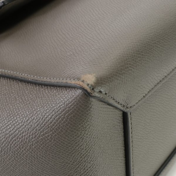 img 01691841 Celine Belt Leather Handbag Gray