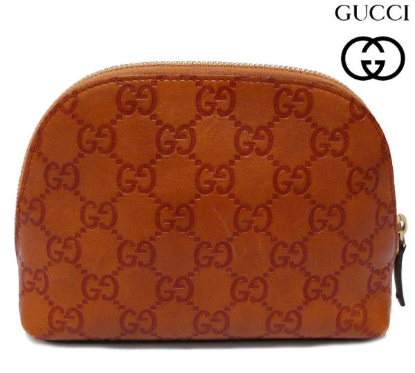 imgrc0063049614 Gucci Cosmetic Leather Pouch Black