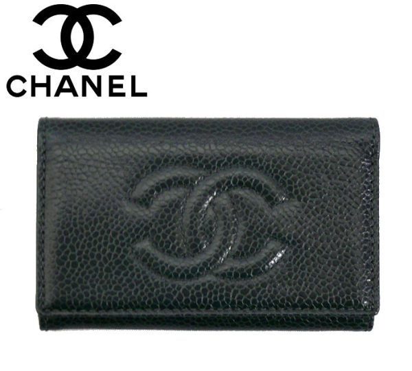 imgrc0063287491 Chanel Caviar Skin 6 Key Case Leather Green