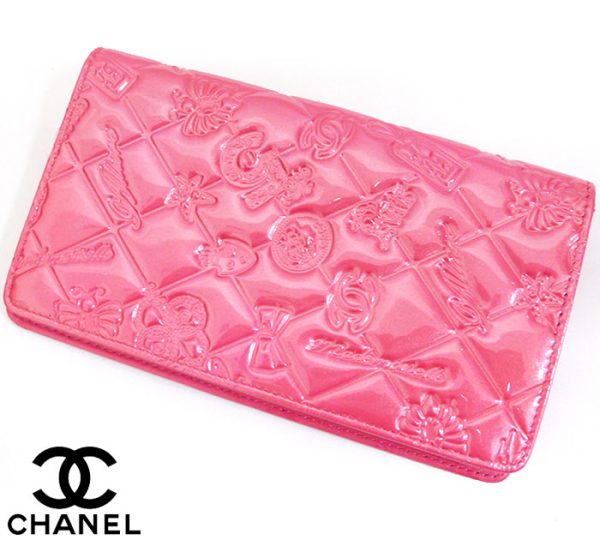 imgrc0063527852 Chanel Icon Long Wallet Enamel Pink