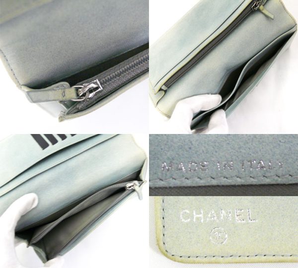 imgrc0064529689 Chanel Camellia Bifold Long Wallet Light Green