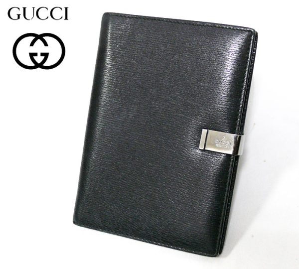 imgrc0064761243 Gucci Leather Notebook Cover Black