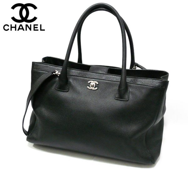 imgrc0064881835 Chanel Executive Tote Bag Leather Black