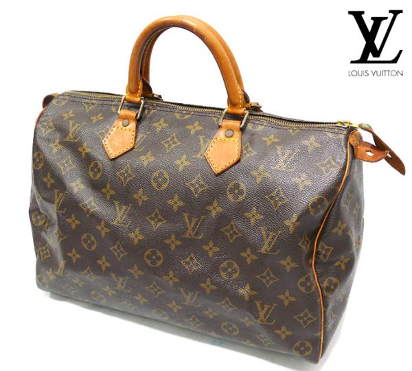 imgrc0065044950 Louis Vuitton Monogram Speedy 35 Mini Boston Bag Canvas Brown