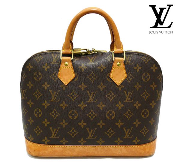 imgrc0065301343 Louis Vuitton Monogram Alma Handbag Canvas Brown