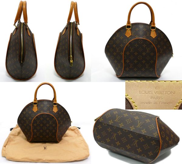 imgrc0065805877 Louis Vuitton Monogram Ellipse MM Handbag Canvas Brown