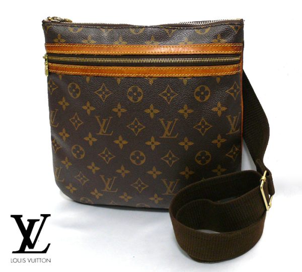 imgrc0065927248 Louis Vuitton Monogram Pochette Bosphore Shoulder Bag Canvas Brown