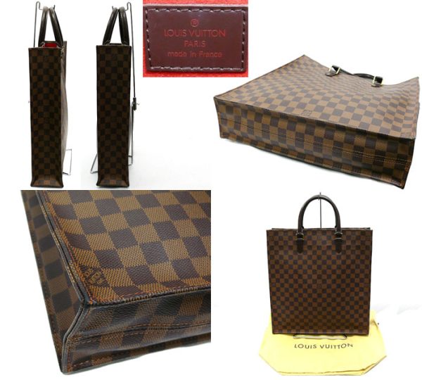 imgrc0066194933 Louis Vuitton Damier Sac Plat Tote Bag Handbag Canvas Brown