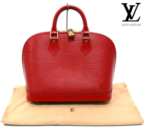 imgrc0066194971 Louis Vuitton Epi Alma Handbag Leather Red