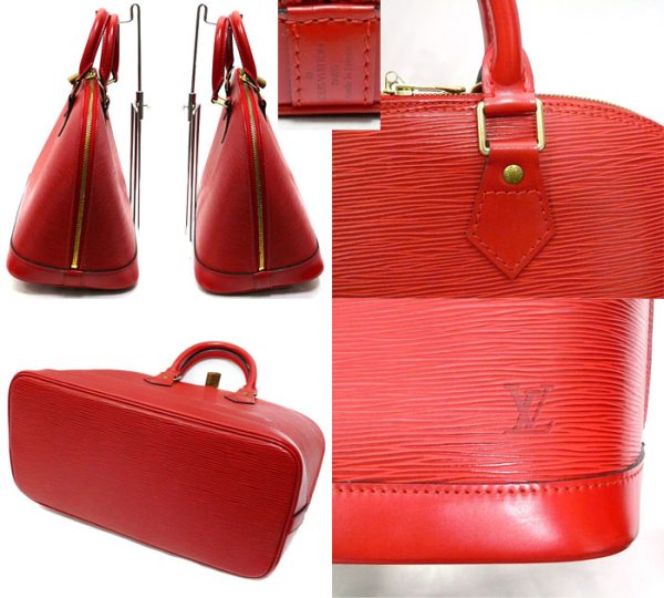 imgrc0066194972 Louis Vuitton Epi Alma Handbag Leather Red