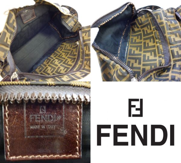 imgrc0066212542 Fendi Shoulder Bag Nylon Zucca Pattern